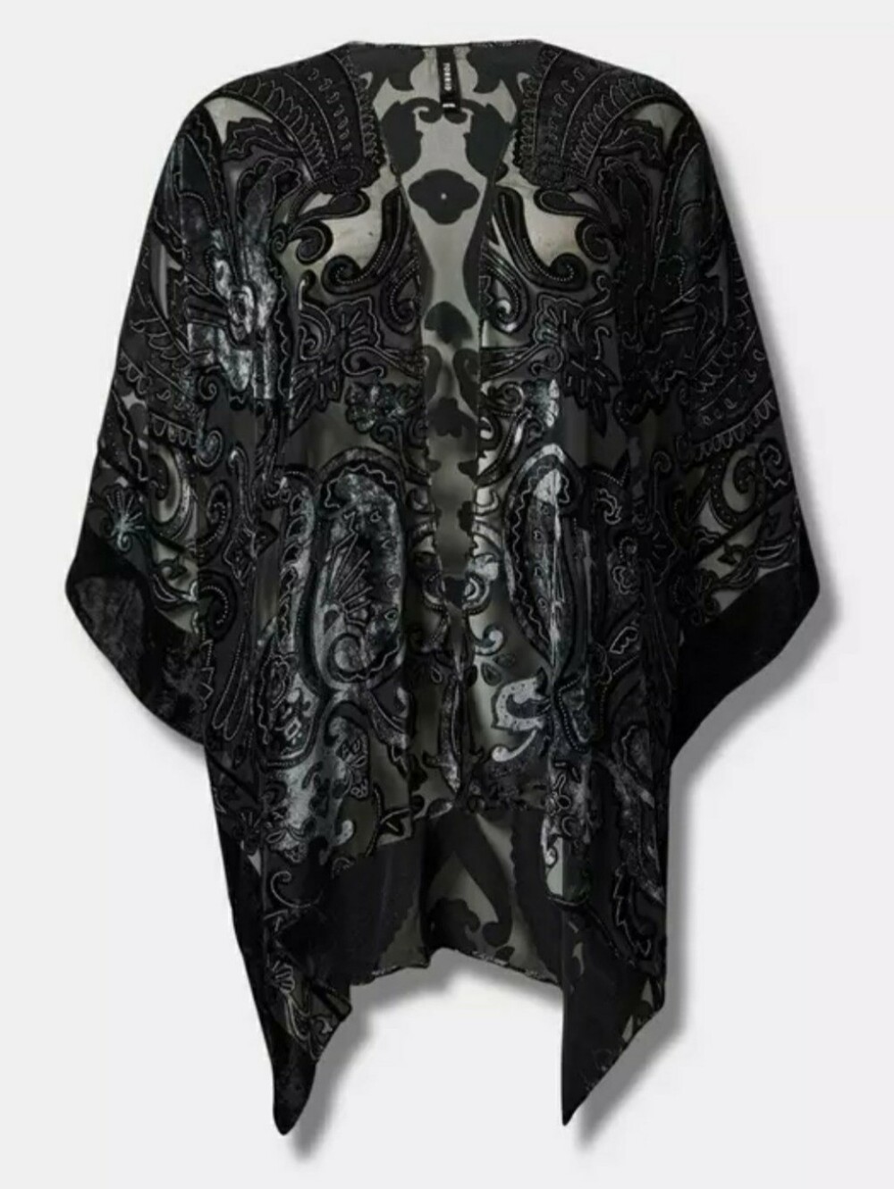 Torrid Embellished Burnout Ruana - Picture 4 of 12